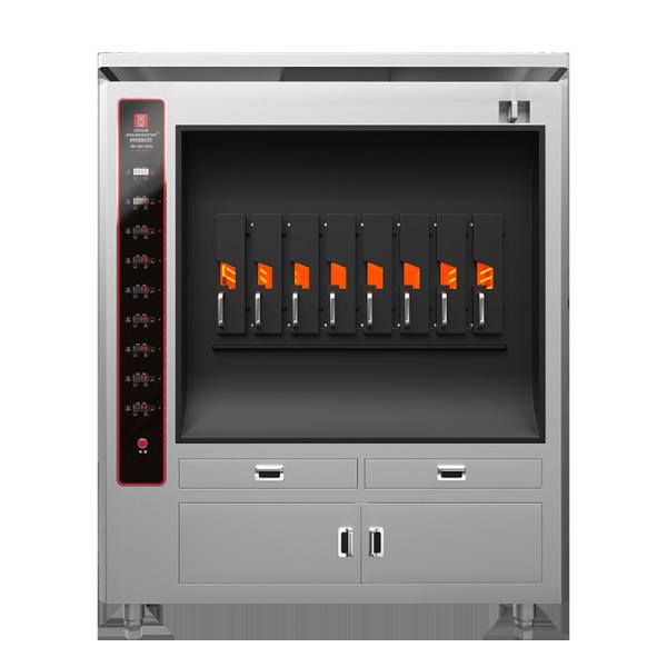Buy cheap Commercial electric fish grill with 8 compartments 8 fish at a time BBQ Grill Oven Equipment from wholesalers