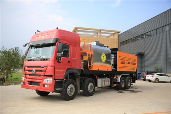 Buy cheap Multifunctional Road Maintenance Equipment Double Conveyor Feeding ZZ3317N4667D1 from wholesalers
