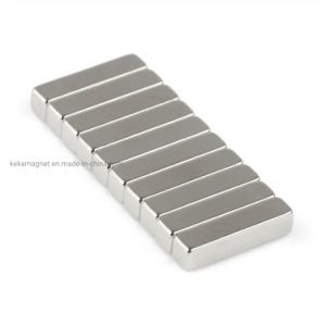 33EH Sintered Rectangular Silver Magnets Ni Coated Permanent Magnet
