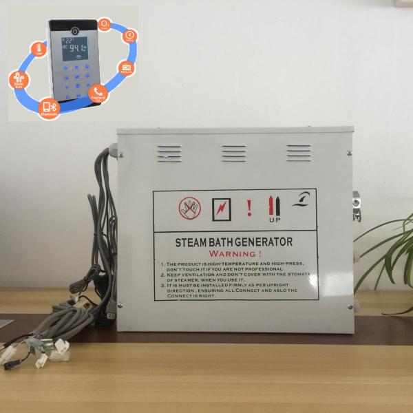 Buy cheap Innovative White 12kw Steam Generator With Stainless Steel Tank and Water Level Probes from wholesalers