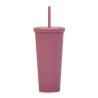 Buy cheap Colorful 450/650ml Candy Color Double Insulated Plastic Tumblers Acrylic Matte Tumbler With Straw Vacuum Sealed Insulation Splash Proof Design from wholesalers