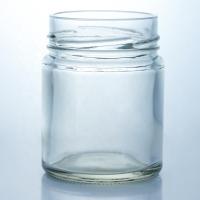 Buy cheap Customized 500ml Wide Mouth Round Glass Honey Jar with Metal Cap and Glass Base product