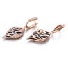 Buy cheap 18K Rose Gold Black Onyx Diamonds Ring Pendant Earrings Jewelry Set (GDSET002) from wholesalers