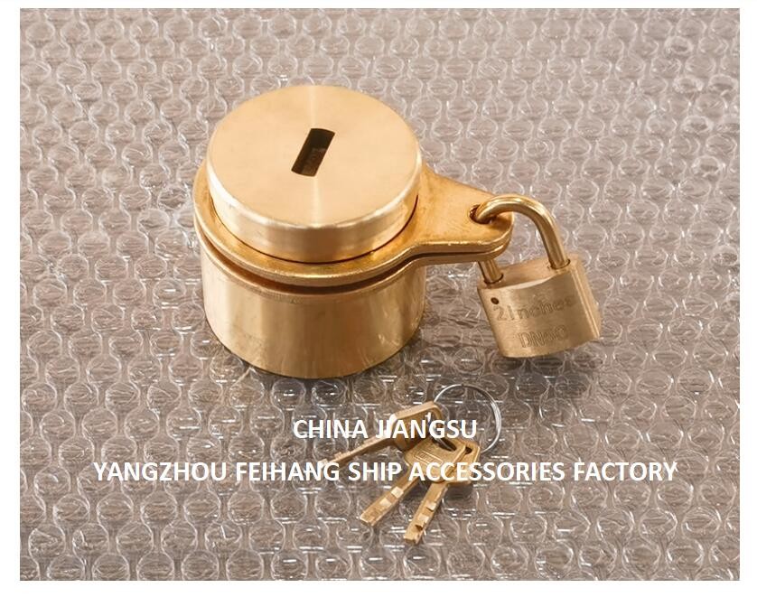 FEIHANG NC NO.37AFK-40A FILLING CAP WITH LOCKING DEVICE MODELS AIR PIPE & SOUNDING PIPE FITTINGS MATERIAL - COPPER