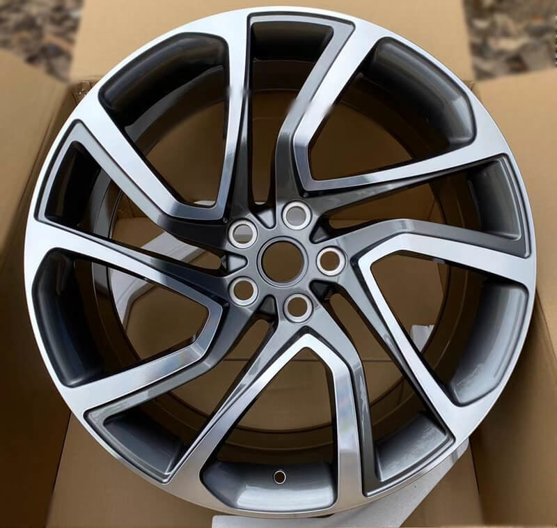21x9.5 21 Inch Land Rover Replica Wheels 5x120 Black Alloy 356.2 Material