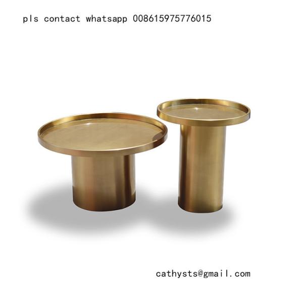 Buy cheap furniture accessory Stainless Steel Table, Round or oval table coffee table from wholesalers