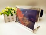 Display Shelf Acrylic Stand Figures , 180mm Acrylic Picture Frame Holder