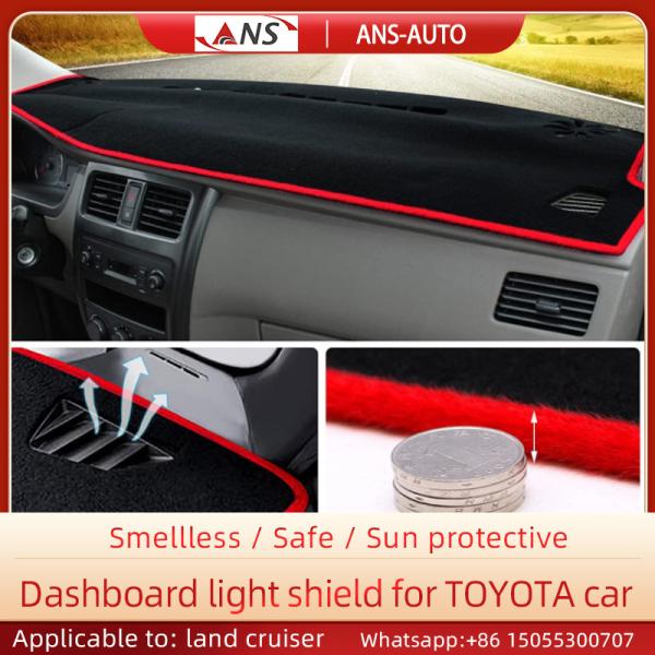 Buy cheap OEM Automotive Dashboard Covers Non Slip Car Dashboard Mat Toyota Land Cruiser from wholesalers
