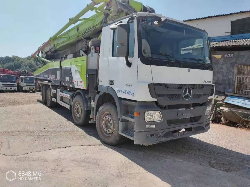 Concrete Bathching Plant Used Zoomlion 56 Meter Pump Truck