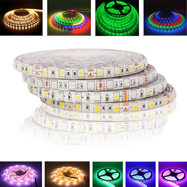 SMD3528 Dimmable LED Flexible Strip Lights IP67 Waterproof 240leds/m