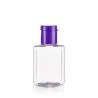 Buy cheap 20ML Square Clear Bottle With Purple Flip Cap For Handwashing Fluid from wholesalers