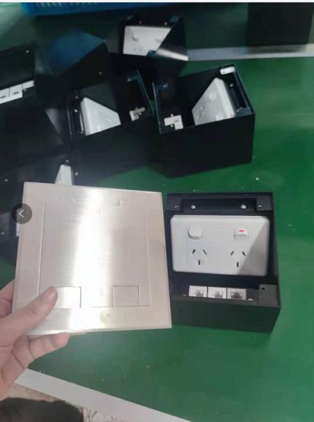 Buy cheap 16A Stainless Steel Floor Socket Box Usb Cover QR35A Socket Outlet Box from wholesalers