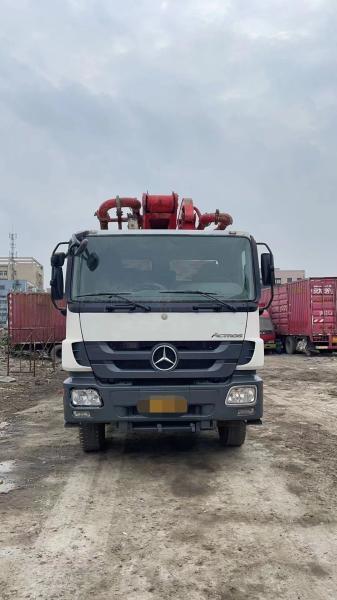 Buy cheap Used M56-5RZ 2013 Putzmeister 56 Meter Truck Mounted Concrete Pump for Your Benefit from wholesalers