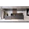 Buy cheap American Style Solid Wood Kitchen Cabinet with Quartz Top and MDF Door Material from wholesalers
