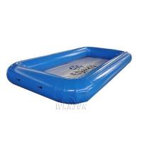 Buy cheap Rectangular Large Inflatable Swimming Pool , 0.9mm PVC Airtight Inflatable Pool product