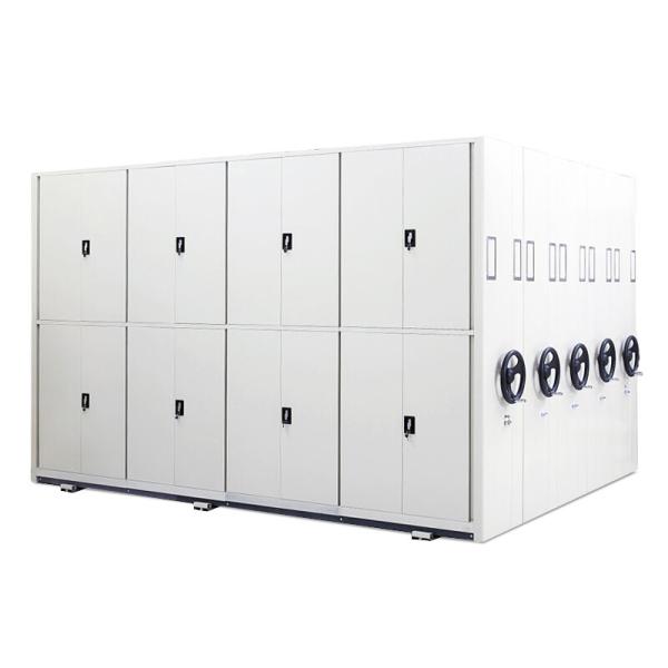 Buy cheap Manual High Density Shelving For Files Collection , Light Gray Mobile Shelving Unit from wholesalers
