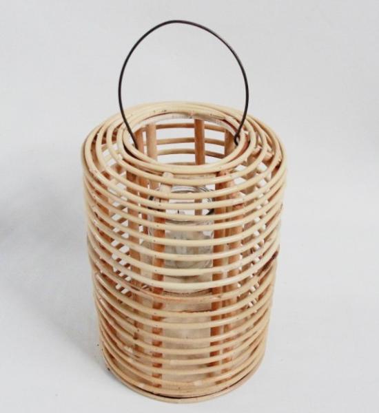 Buy cheap Hot Sale Led Lantern Indoor And Outdoor Decoration Natural Handmade Rattan Weave Candle Holder from wholesalers