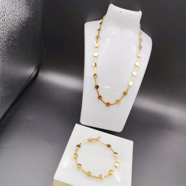 New Arrival Trendy High Polish Newest Gold Color Stainless Steel Earring