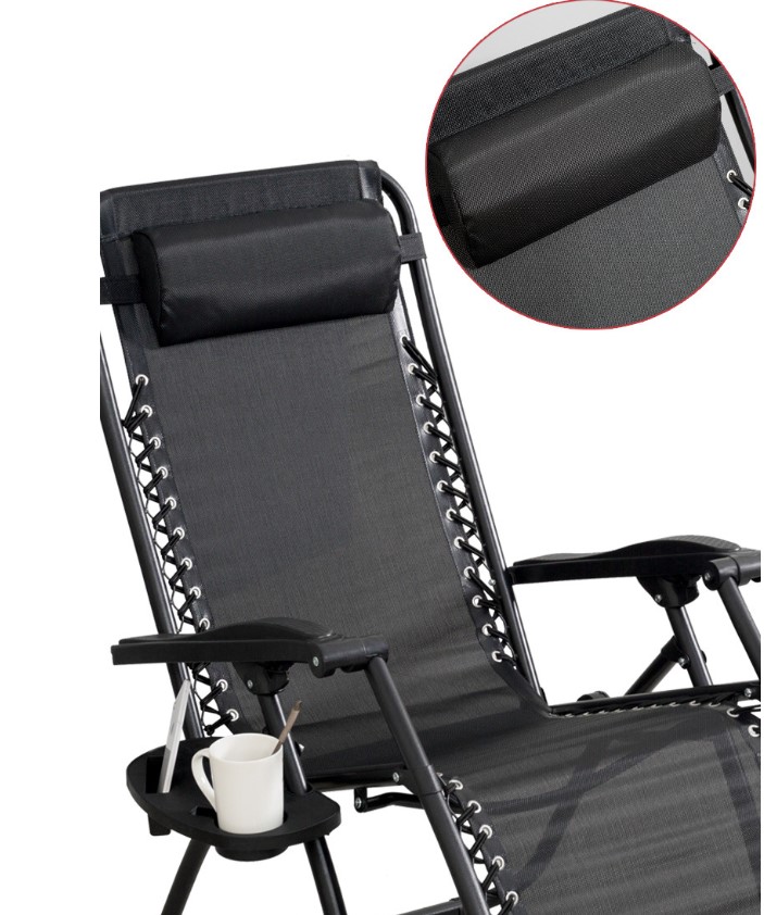 Outdoor Table Heavy Duty Folding Recliner Zero Gravity Chair for Sleeping on the Beach