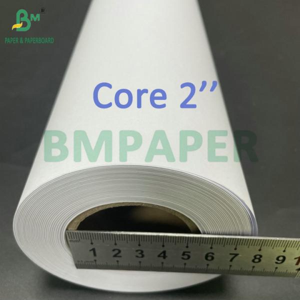 24LB 28LB Coated Bond CAD Plotter Paper Roll For Printing Colored Topographic Map