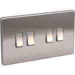 ROHS ISO Certified Stainless Steel Wall Plate for Switches Customizable as per