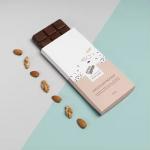 Custom Chocolate Bar Box Food Grade Cardboard Paper Gift Weeding Box with Logo