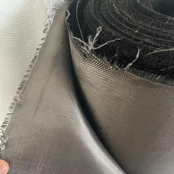 Buy cheap 500C High Temperature Fiberglass Cloth Temperature Resistant And Flexible Black from wholesalers