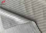 Shiny Stripe 95 Polyester 5 Spandex Velvet Fabric / Brushed Fleece Fabric