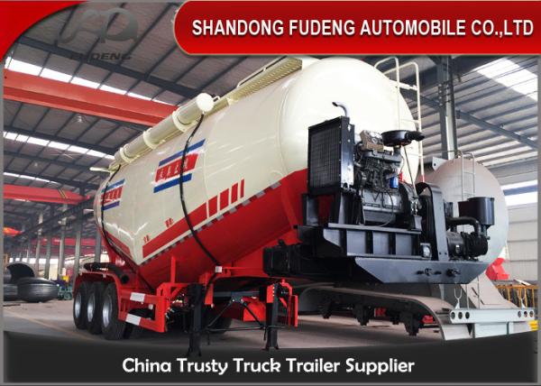 Buy cheap 3 axles Dry Bulk Trailer Powder Cement Tanker Semi Trailer With 25ton-40ton from wholesalers
