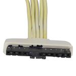 5 Head Insulated ECG Flat Medical Cable Assemblies medical wire harness