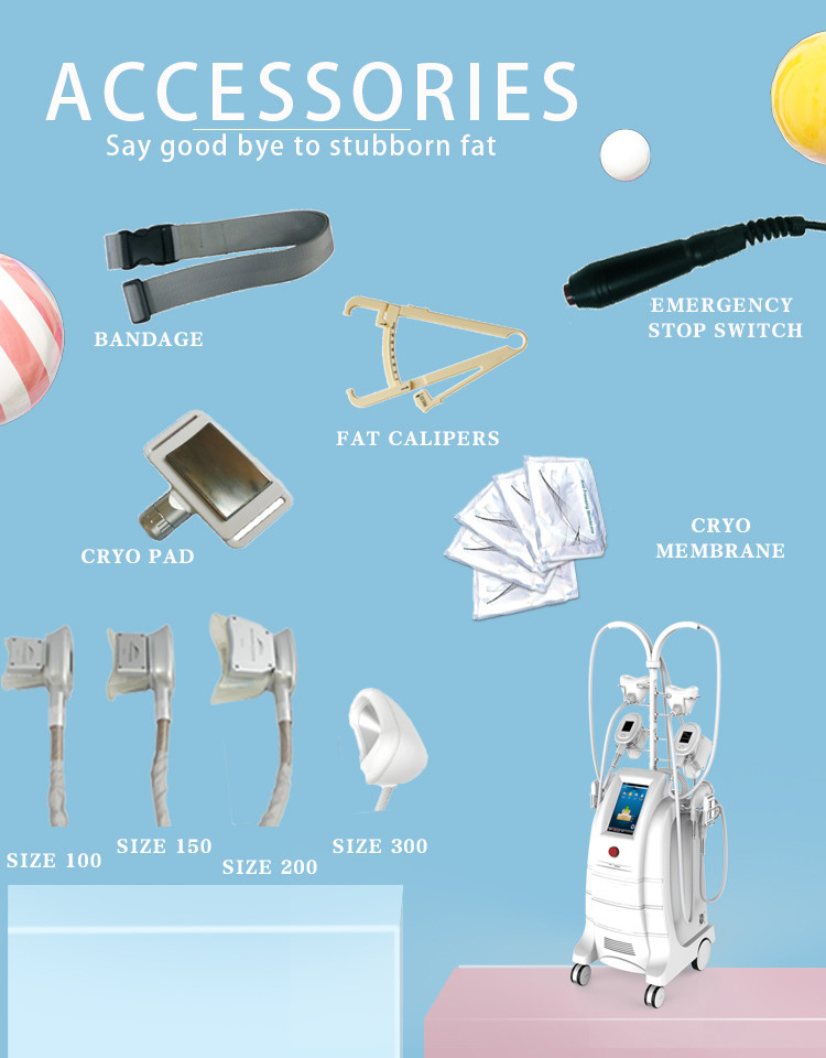 LF-202A Newest 7 handles multifunctional cellulite reduction cryo slimming machine with double chin