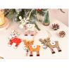 Buy cheap Wooden Christmas Gift Christmas Deer Hanging Decoration from wholesalers