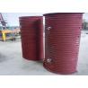 Buy cheap Cable Pulling Winch Grooved Lebus Drum High Efficiency Red Color from wholesalers