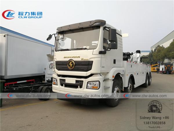 Buy cheap 371HP 30 - 60T Shacman 8x4 Heavy Wrecker Trucks from wholesalers