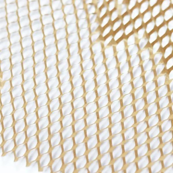 Buy cheap Honeycomb Cushioning Kraft Wrapping Paper Perforated Packing Roll from wholesalers