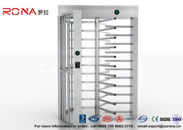 Buy cheap High Security Full Height Turnstile Gate Access Control Stainless Steel from wholesalers