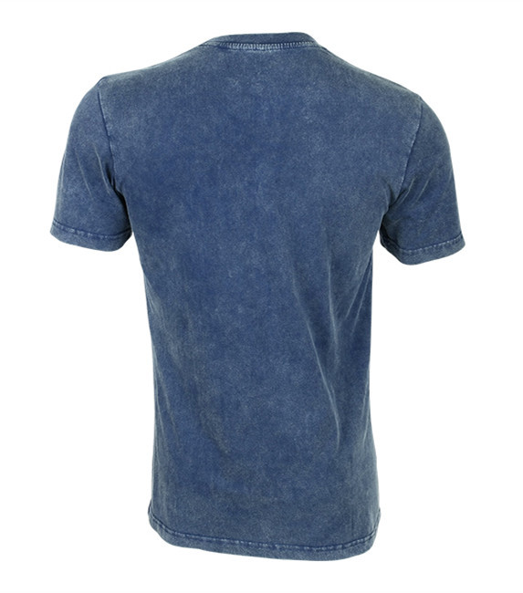 100% Cotton Stone Washed Blank Distressed T Shirts / Mens O Neck T Shirt
