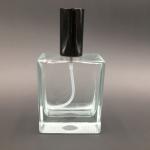 glass perfume bottle 100 ml whith screw gold or silver cap Perfume spray Bottle