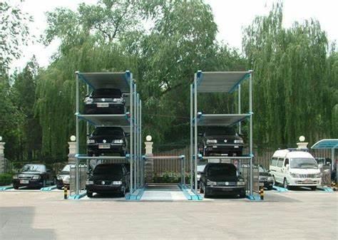 Buy cheap Underground Pit Elevated Car Parking System 3 Level 4 Post Auto Lift from wholesalers