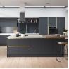 Buy cheap Modern Euro E1 PVC Melamine Island PVC MDF Kitchen Cabinets from wholesalers