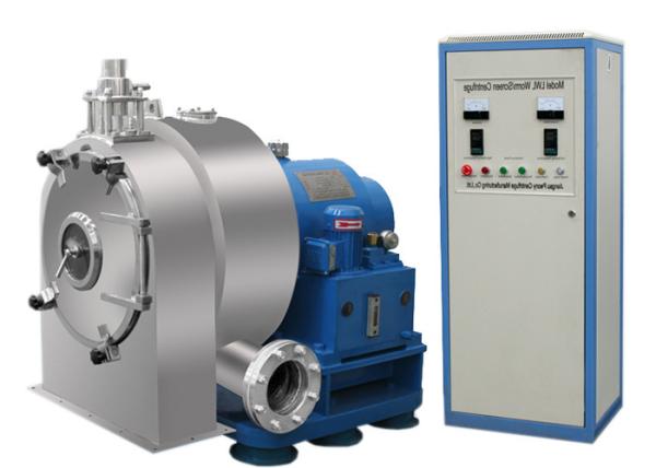 Buy cheap Automatic Single Stage Pusher Perforated Basket Centrifuge Industrial Worm Centrifuge from wholesalers