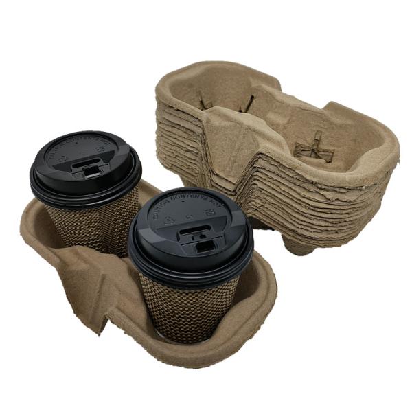 Buy cheap Recyclable Coffee Cup Carrier Biodegradable Take Away Cup Holder from wholesalers