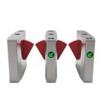 Smart High Speed Waist High Turnstile , Electronic Office Pedestrian Swing