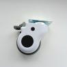 Buy cheap 5 Inches Wheel Diameter Medical Caster Wheels White / Black 2 Inches Overall Length from wholesalers