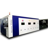 Buy cheap Laser Metal Cutting Equipment , 380V 50Hz CNC Steel Laser Cutter product