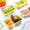 Buy cheap Leak Proof 1000ml 0.8mm Borosilicate Glass Food Container from wholesalers