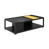 Buy cheap Fashion Designer Storage Rectangle Wood Coffee Table from wholesalers
