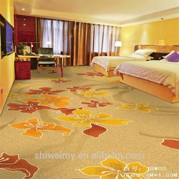 Buy cheap China stock design floral printed nylon carpet for hotel room from wholesalers
