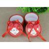 Buy cheap Round Red Ribbon Cardboard Box Packaging Cans Packaging For Wedding Candy Packaging from wholesalers