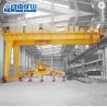 Buy cheap Mobile Rail Cabin Control Double Girder Gantry Crane A4 Duty from wholesalers